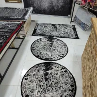 قالیچه گرد یک در یک فانتزی طرح پتینه فرانسه 46|فرش|مشهد, کشف|دیوار