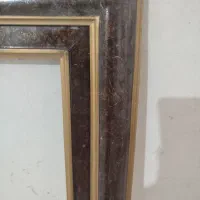 دو مدل قاب تابلو فرش . قاب قهوه ای طلایی|تابلو، نقاشی، عکس|تهران, منیریه|دیوار