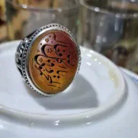 انگشتر عقیق خونی