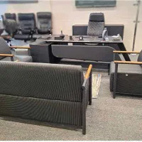 میز کنفرانسی کارگروهی شیشه ای صندلی مبل اداری توری|دفتر کار|چهاردانگه (تهران), |دیوار