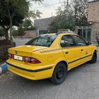 سمند تاکسی EF7 + خط|خودرو سواری و وانت|قزوین, |دیوار