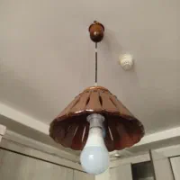 لوستر چوبی کاملا سالم و در حد نو|لوستر و چراغ آویز|اردبیل, |دیوار