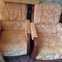 مبلمان راحتی ۶نفره  و تخت خواب فلزی محکم