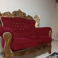 مبلمان کلاسیک سلطنتی ۷نفره|مبلمان خانگی و میز عسلی|رشت, کوی بیانی|دیوار