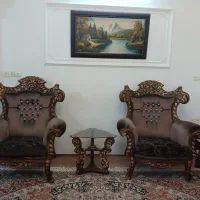 مبلمان ۷ نفره سلطنتی بسیار نو|مبلمان خانگی و میز عسلی|قائمشهر, |دیوار