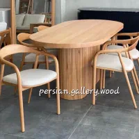 ژاکلین میز نهار خوری کالکشن لهستانی منبتی فلور