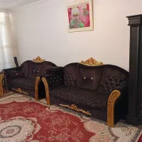 فروش یک دست مبل ۸ نفره +جلومبلی‌وبوفه|مبلمان خانگی و میز عسلی|مهاباد (آذربایجان غربی), |دیوار