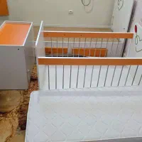 ست تخت و کمد کودک به همراه تشک|اسباب و اثاث بچه|بندرعباس, |دیوار