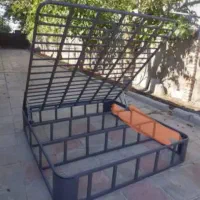 کفی فلزی تخت خواب با رنگ الکترواستاتیک