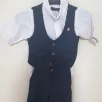 جلیقه شلوارک سورمه ای