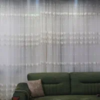 پرده گلدار تور پیلیسه