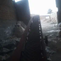 دو دستگاه نوار نقاله ۶ و ۸ متری متحرک آجدار