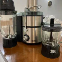 ابمیوه گیری همزن ساندویچ ساز چرخ گوشت پلوپز پنکه