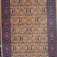 فرش کلکسیون قاجار نقشه حسن آباد|فرش|شیراز, ریشمک|دیوار