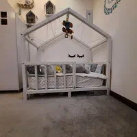 سرویس خواب کودک(کمدوتخت ودراورو تشک و شلف دیواری)|تخت و سرویس خواب|قم, عمار یاسر|دیوار