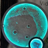 تابلو دکوری طرح ماه نور هفت رنگ خاص