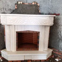 شومینه سنگی کباب پز