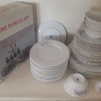 سرویس خیار خوری گل مرغی ۱۱ پارچه