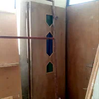 چهار چوب آهنی و درب بسیار سالم|مصالح و تجهیزات ساختمان|گلپایگان, |دیوار