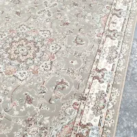 کناره فرش گردویی یک نیم در چهار