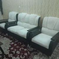 یک دست مبل ۷ نفره با میز وسط و عسلی|مبلمان خانگی و میز عسلی|اراک, |دیوار