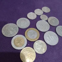 سکه های قدیمی و کلکسیونی بسیار کمیاب|کلکسیون سکه، تمبر، اسکناس|رشت, پل تالشان|دیوار