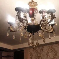 لوستر ۱۰شعله آناهیتا|لوستر و چراغ آویز|مشهد, مقدم|دیوار