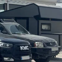 کمپر شرکتی آفرودی کاروان جاده ای با سقف تاشو اقساط