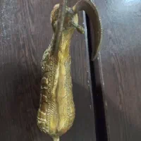 بُز برنجی قدیمی|کلکسیون اشیاء عتیقه|اراک, |دیوار