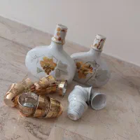 لیوان تنگ کریستال سیلور چاقو