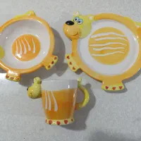 سرویس ظرف غذاخوری و فلاکس سیسمونی بچه