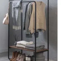 رگال لباسی /چوب لباسی /جاکفشی|جاکفشی، کمد، دراور|شیراز, فخرآباد (دروازه کازرون)|دیوار