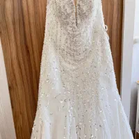 لباس عروس مدل ماهی و اروپایی سایز ۳۸ تا ۴۰