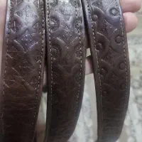 کمربند چرم خالص ودمپایی