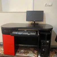 ست کامل کامپیوتر و میز کامپیوتر کاملا سالم|رایانه رومیزی|شیراز, نصر|دیوار