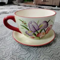 فنجان نلبکی بزرگ تزئینی