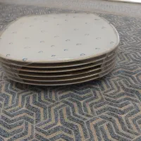 دو دست بشقاب پلوخوری چینی زرین