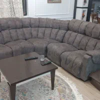 مبل ال راحتی سالم کارکرده با میز کشویی