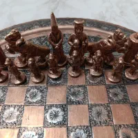 ست شطرنج مس و برنج کلکسیونی|کلکسیون اشیاء عتیقه|تهران, وردآورد|دیوار