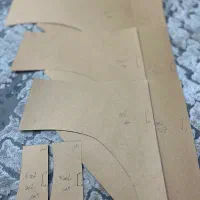 الگو آماده شورت زنانه و‌مردانه