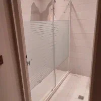 کابین دوش (دوردوشی )پارتیشن حمام شیشه سکوریت|لوازم حمام|چهارباغ, |دیوار