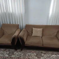 مبل هفت نفره قهوه ای