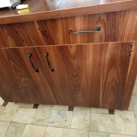 دو دست میز ناهارخوری بادکور و کابینت