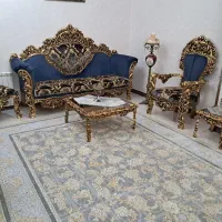 مبل سلطنتی ۹ نفره|مبلمان خانگی و میز عسلی|تهران, شهرک شریعتی|دیوار