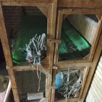 قفس چوبی 2طبقه