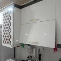 کابینت ام دی اف در حد نو سفید طوسی