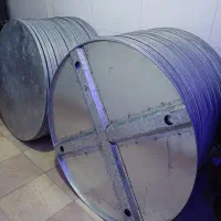 میز گالوانیزه تاشو گرد 60 عدد