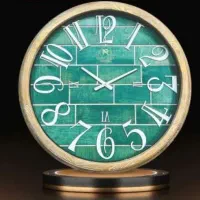 ساعت چوب راش