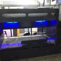 تخت دوطبقه سه طبقه اصلی مدرن پلاس