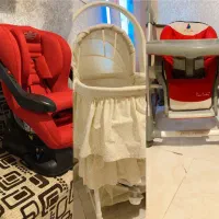 تخت و گهواره نوزاد صندلی غذا و ماشین